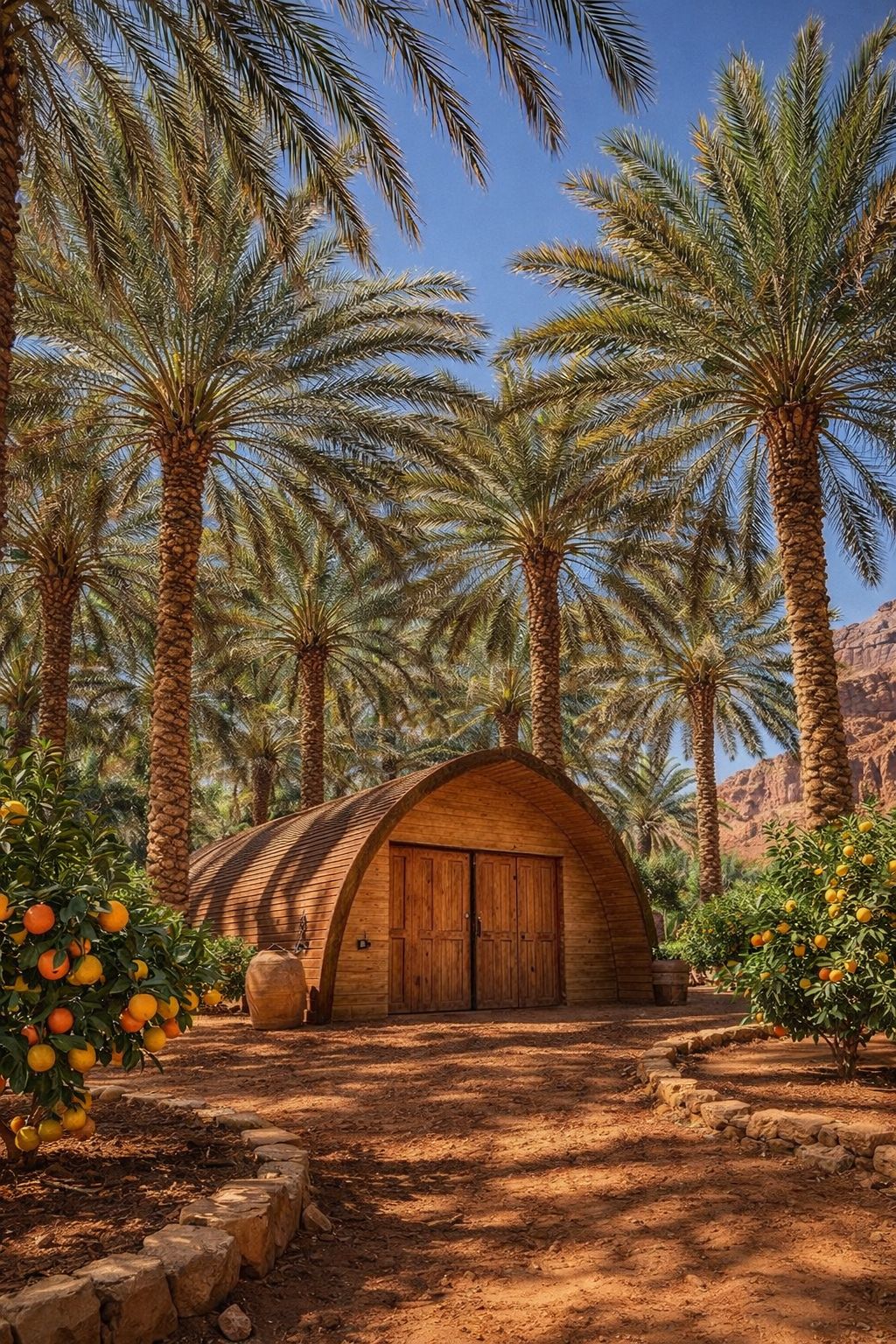 نبات الأقحوان البري يزهر أمام جبال العلا الرملية